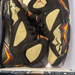 Olive Air Jordans Retro 7s