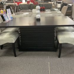 Elegant Dining Table Set W/ 4 FREE Chairs 40% OFF