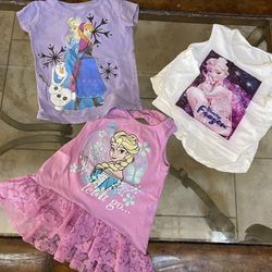 Girls Frozen Tops Size 4t