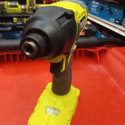 RYOBI ONE+ 18V Cordless 1/4 in. Impact Drill/Driver . TOOL ONLY 