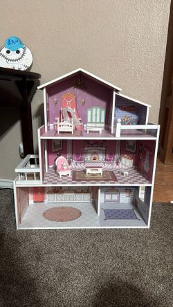 wooden doll house