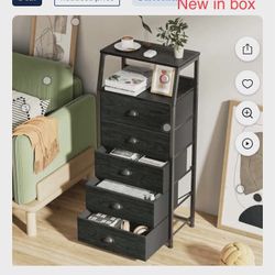 5 Drawer Fabric Dresser