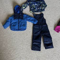 Boys Columbia Ski Bob And Jacket Set 4T