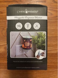 Plug in wax melt fragrance candle warmer Halloween theme