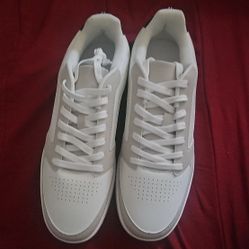 White Skater Shoes Size 13