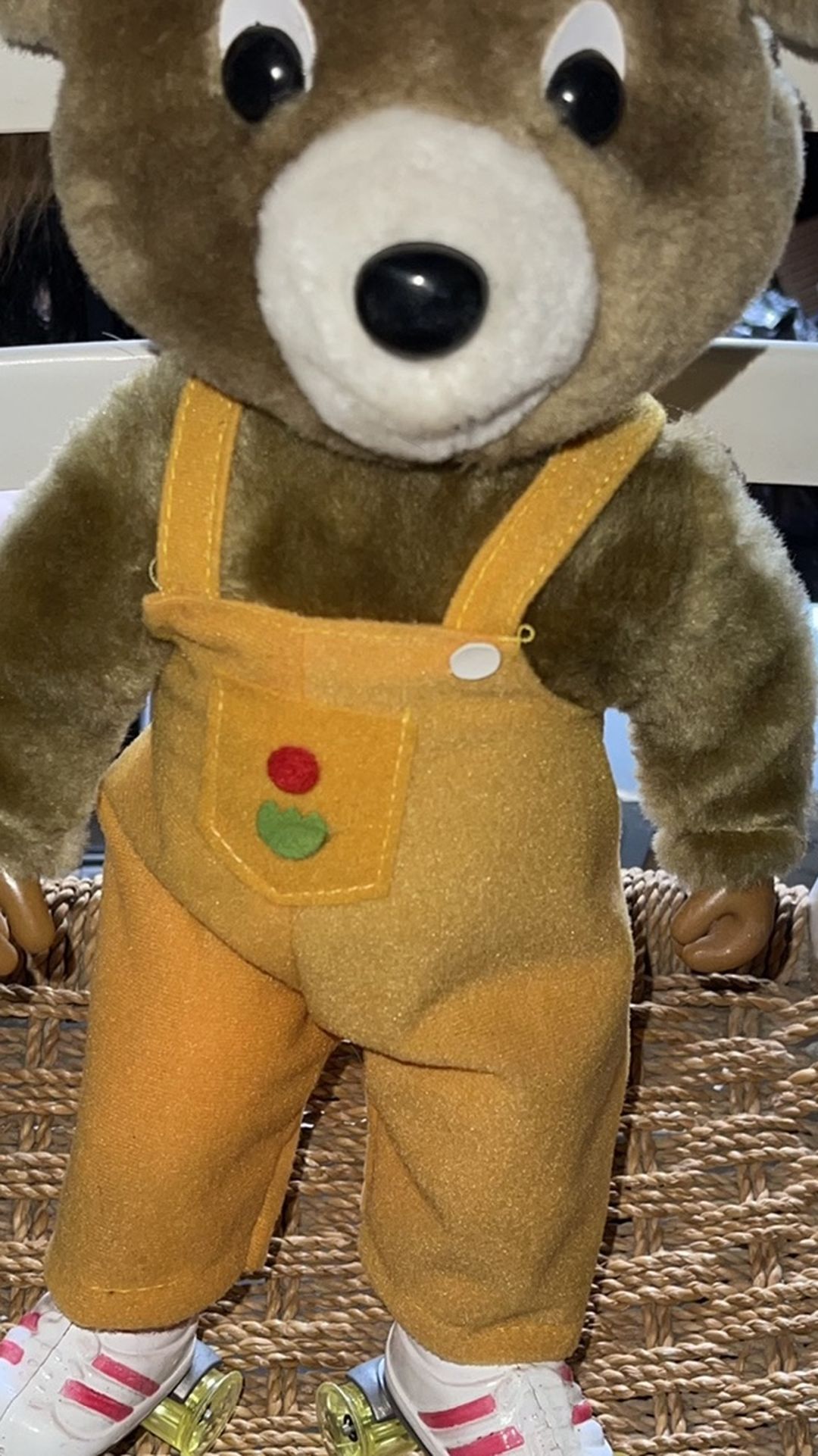 Vintage Sammy Skates Teddy Bear