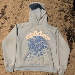 Sky Blue Sp5der Hoodie 