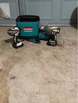 Makita Impact and Driver Drill Set