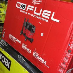 18 Volt Milwaukee Fuel 6 Gallon Wet/Dry Vacuum $220 