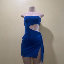 Size Small But Runs Short Blue Dress