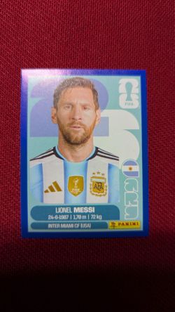 Messi 2026 panini fifa world cup