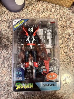 Spawn ‘77 Black/Red Variant Page Punchers Red Platinum McFarlane Toys with Comic