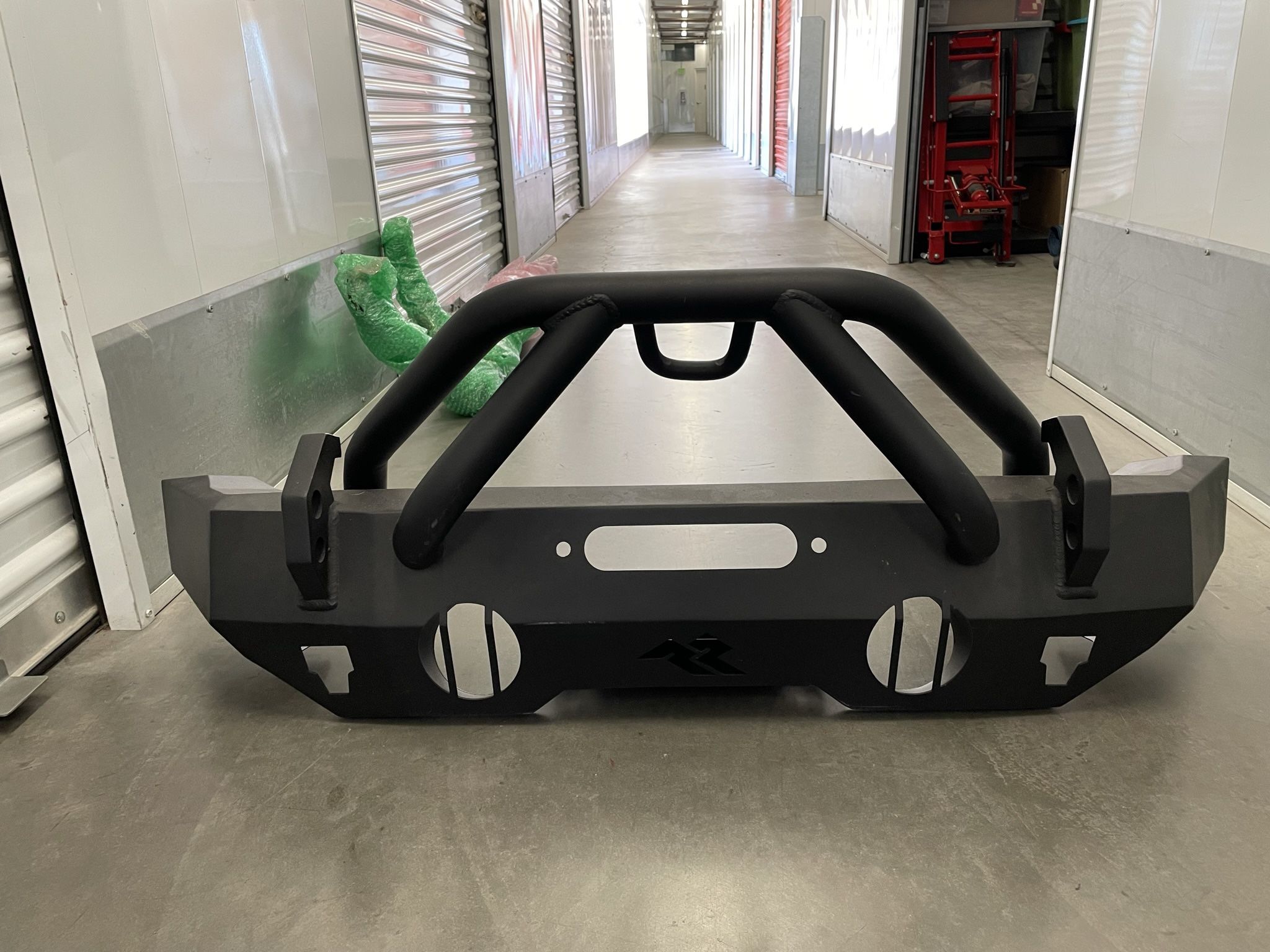 2020-2024 JEEP GLADIATOR, 2018 WRANGLER RUGGED RIDGE HD SERIES STUBBY FRONT BUMPER