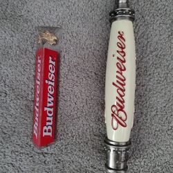 Vintage Budweiser Beer Tap Handles