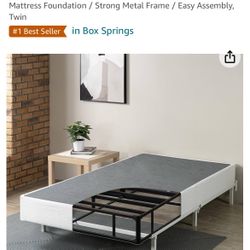 New! Twin Size Smart Box Spring 