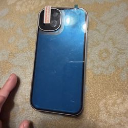 iPhone 12 Pro or an iPhone 12.  Phone case