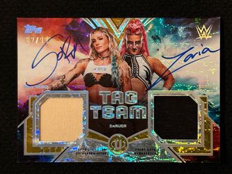 2026 Topps Universe WWE Sol Ruca Zaria Dual Auto Relic /99 TTR-ZR NXT