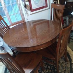 Dining Table (Brown Stained)