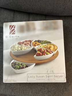 Lazy Susan swirl Server