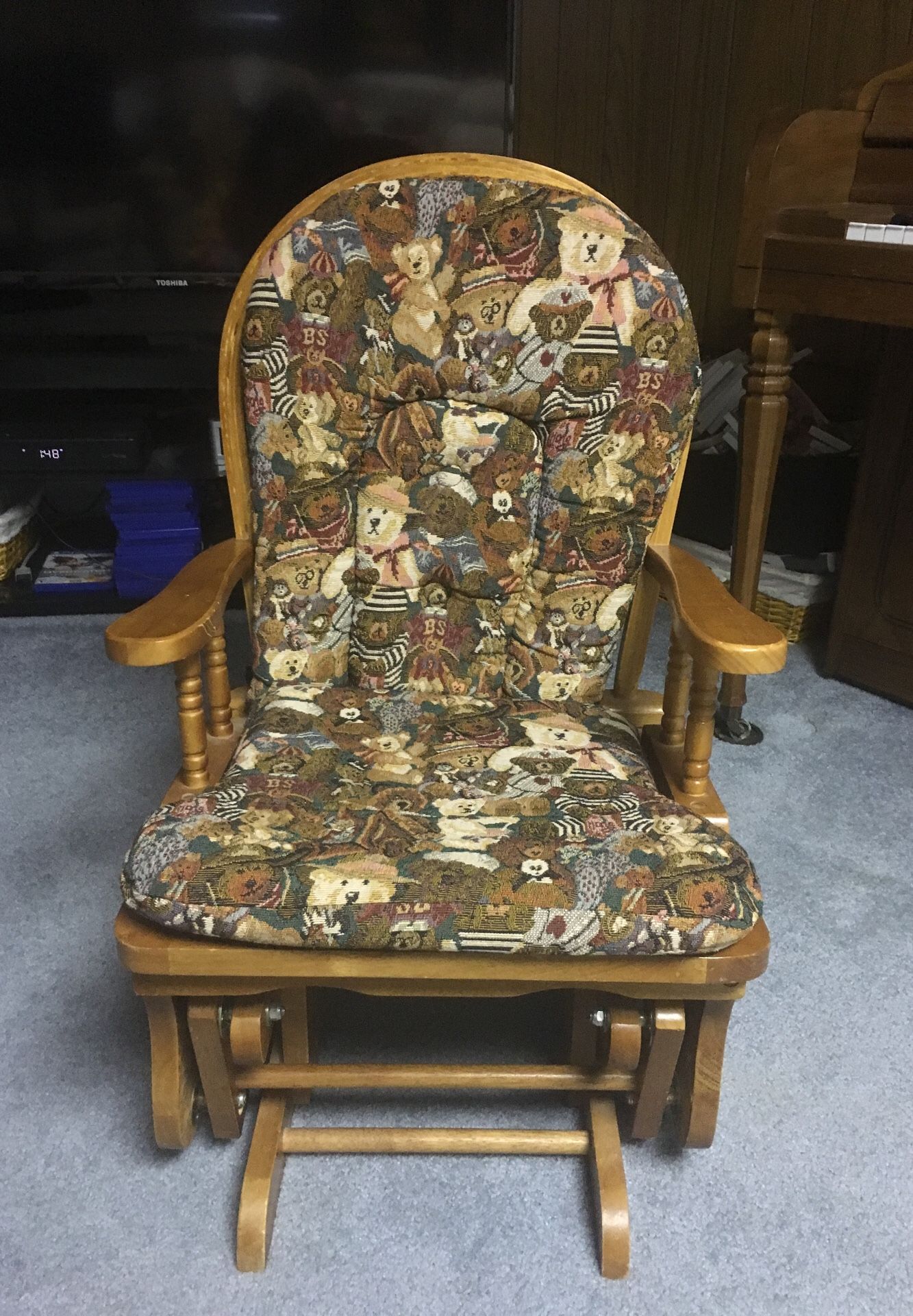 Antique children’s rocking chair