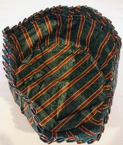 Retired Longaberger Imperial Stripe Liner for Darning Basket
