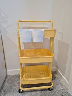3 tier rolling cart