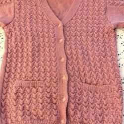 Hand Knitted Cardigan - Woman 