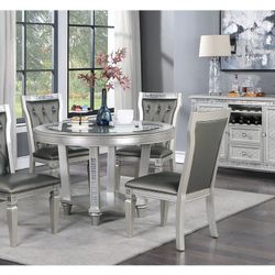 Silver Dining Table Set (Free Delivery)