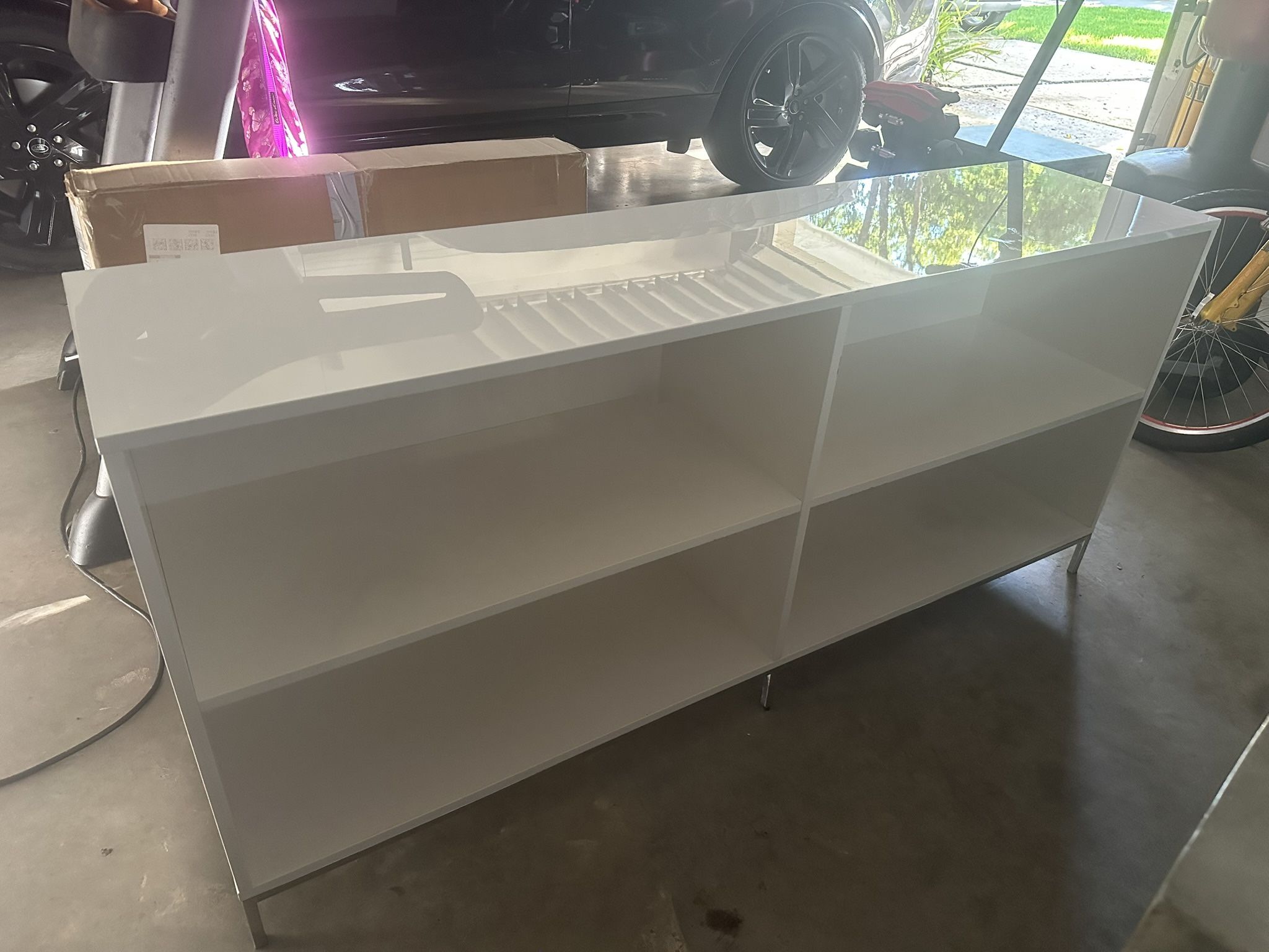 White Bookshelf