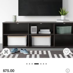 ✨️ Storage TV Stand for TVs up to 70" Black Room Essentials W4178