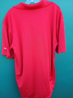 Used Houston Corvette owners embroidery red large polo h13bl 25s 10x8x &KDK