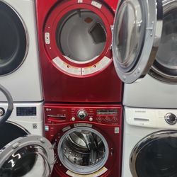 LG SET STEAM WASHER AND ELECTRIC DRYER 