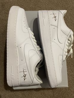 Travis Utopia AF1 Low White Size 12