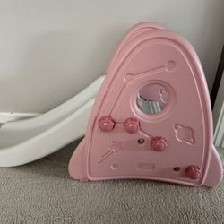 Costaway Pink Kids Slide