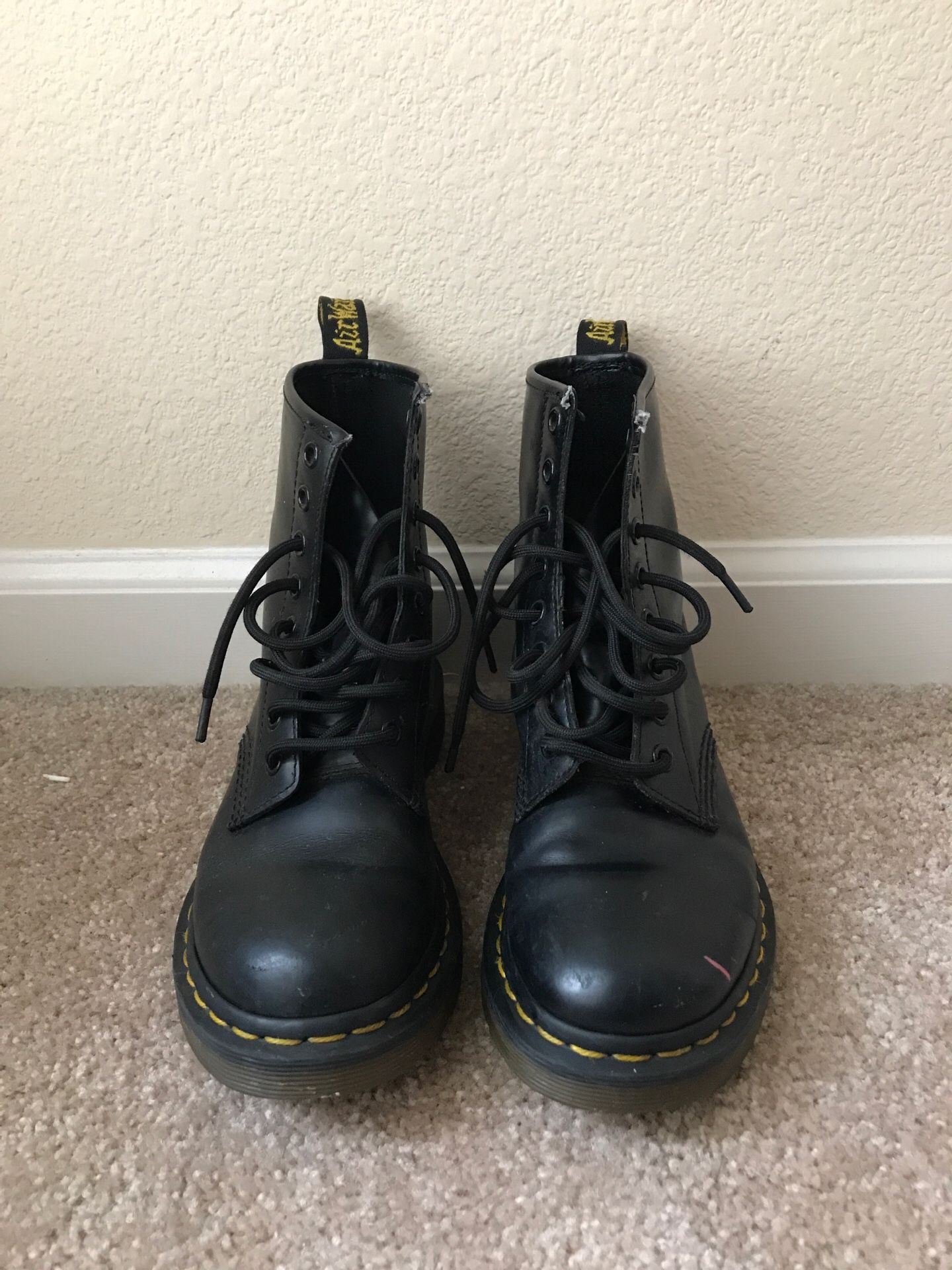 Black Dr. Martens boots