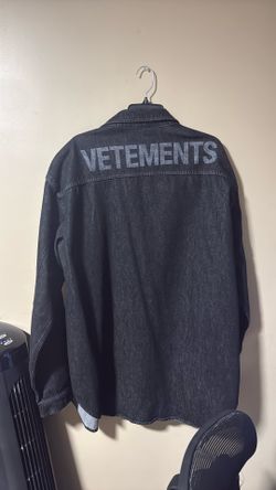 Vetements Denim Shirt Sz L Like New