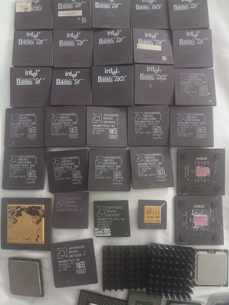 Rare Computer Gold Cpu's