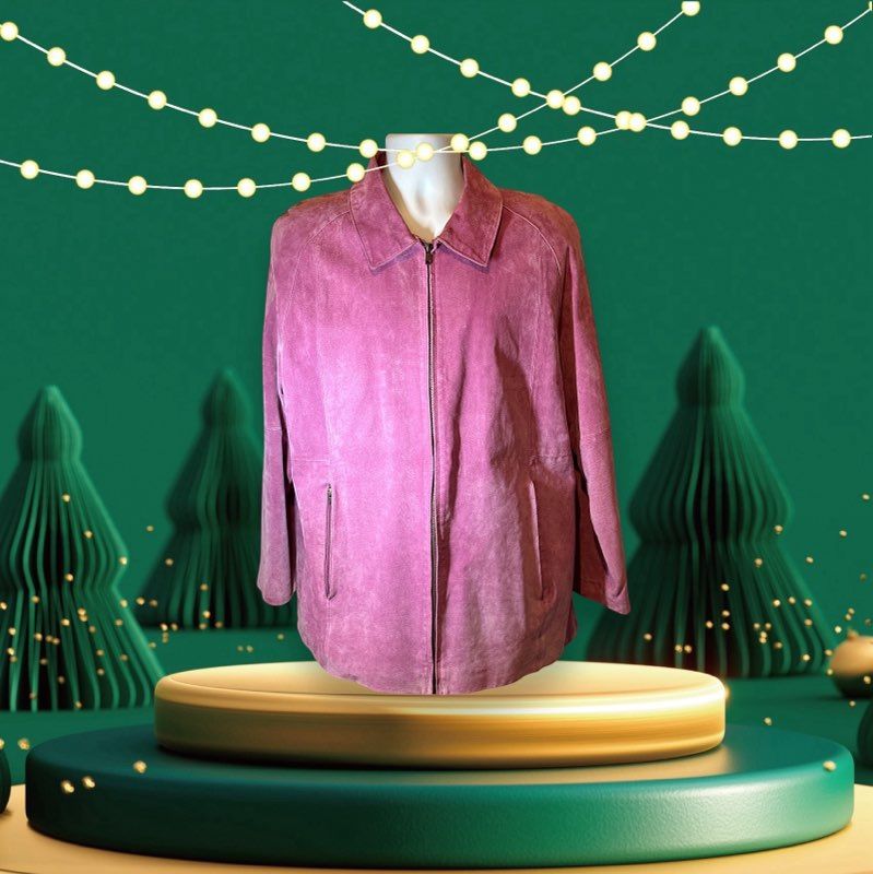 Woman’s Soft Suede Pink Jacket From Phase 2
