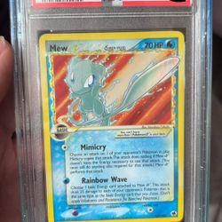 mew gold star psa 7