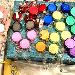 Lot Of Retractable Badge Holders 