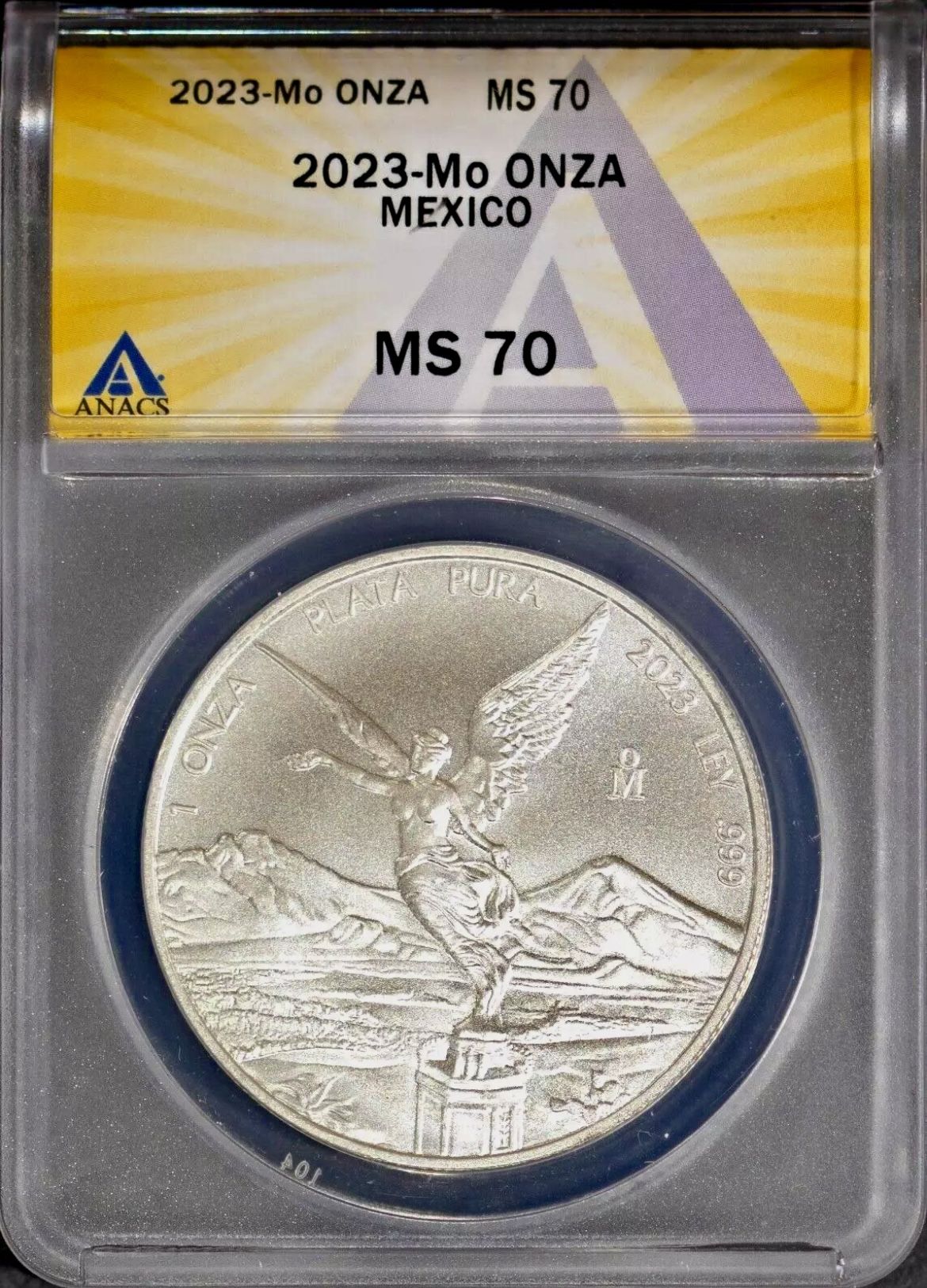 2023 México 1 Onza LIbertad ANACS MS70