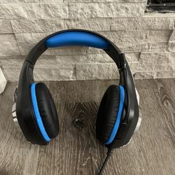 Gaming Head Set Blue 