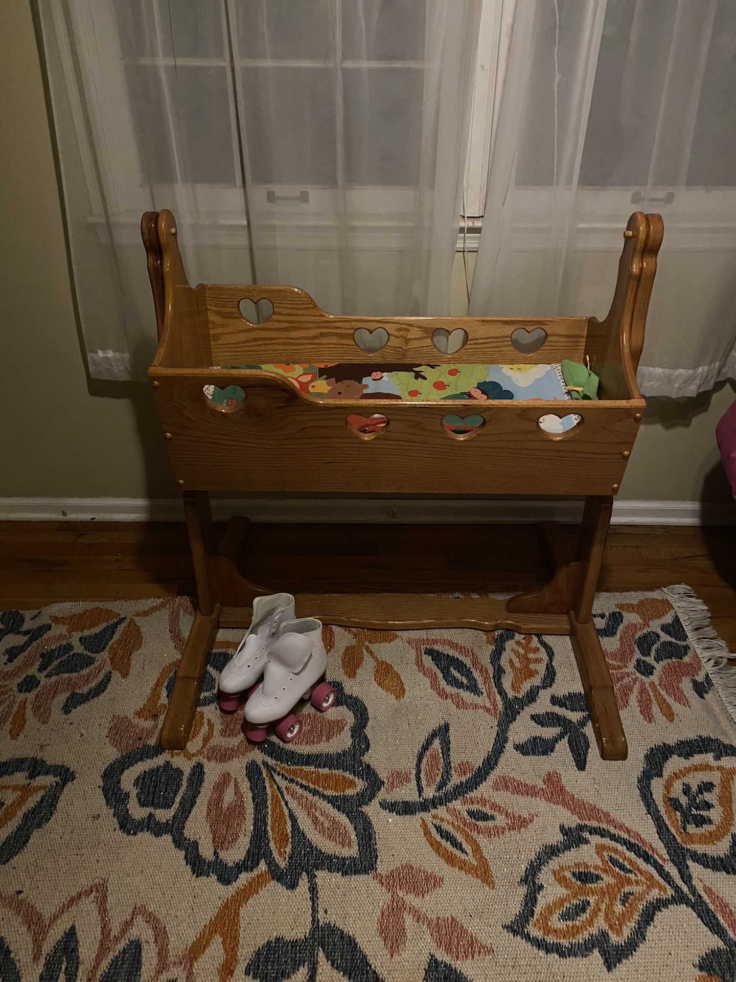 Wooden baby Carriage
