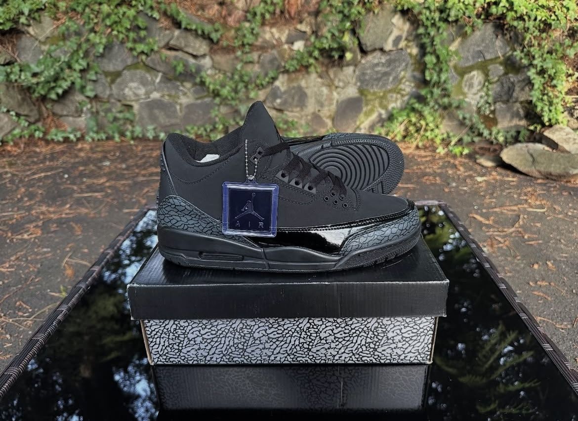 Jordans 3 Black Cat
