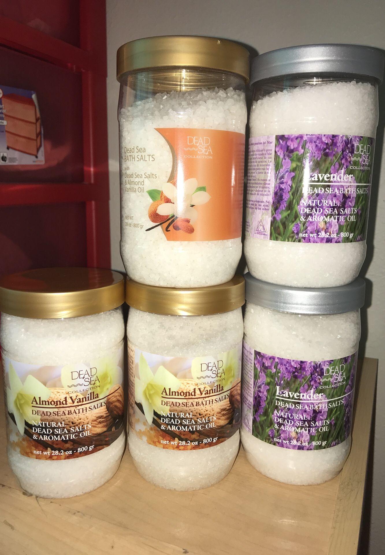 Dead Sea Bath Salts $6 a piece