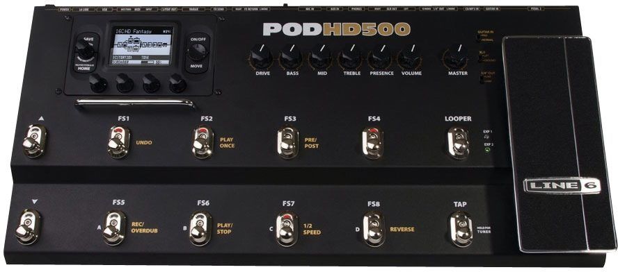 LINE 6 POD HD500 GUITAR EFFECTS PROCESSOR
