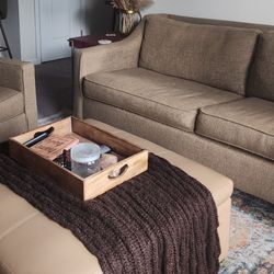 West Elm Sleeper Sofa And Chair 