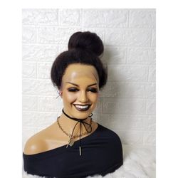 Full Lace Kinky Straight Wig 