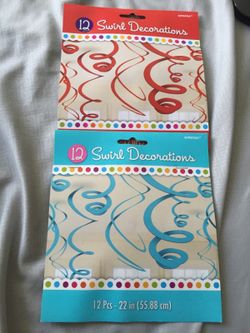 Swirl decorations