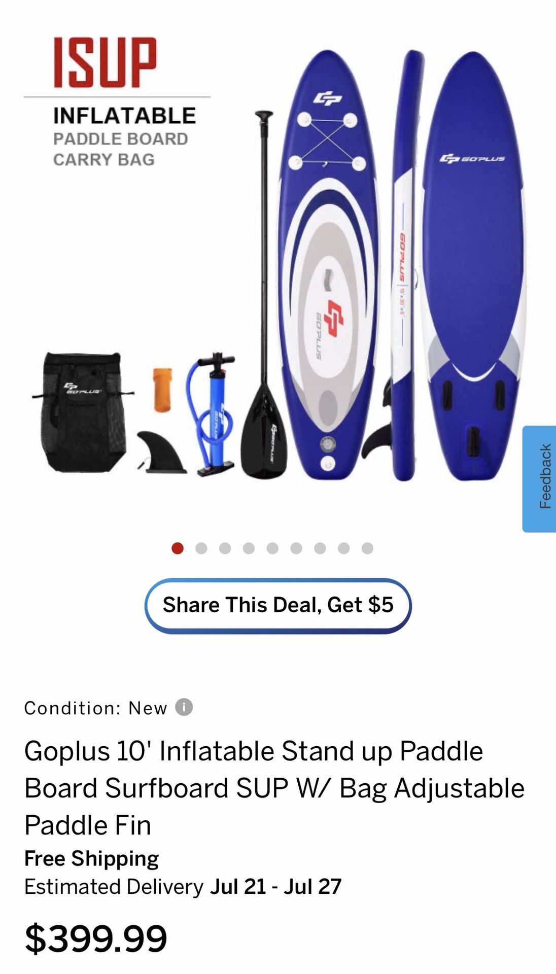 Inflatable stand up paddle board surfboard